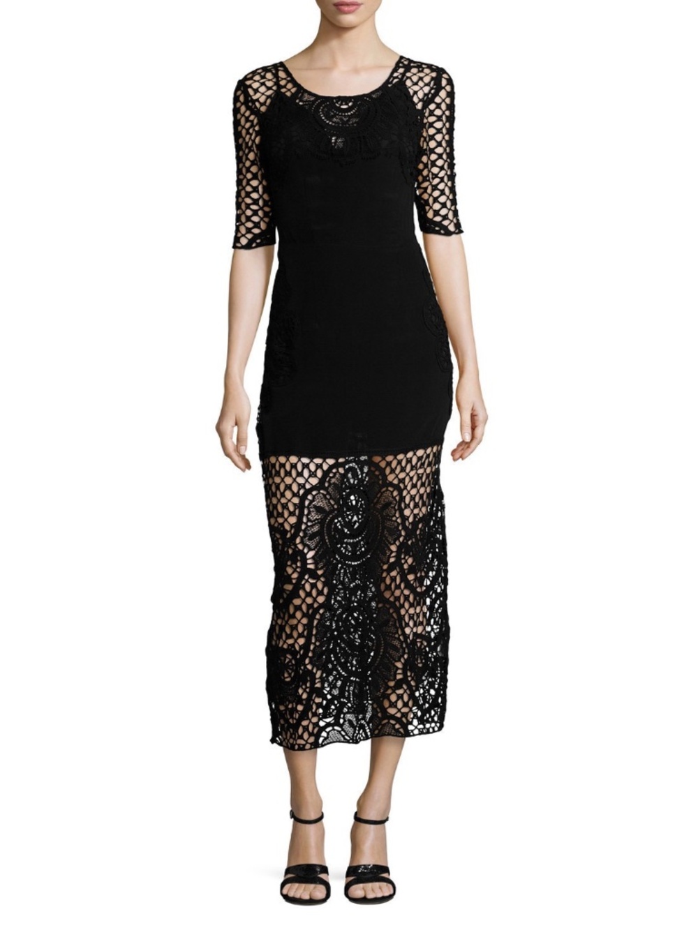FOR LOVE AND LEMONS GRACEY MIDI DRESS
